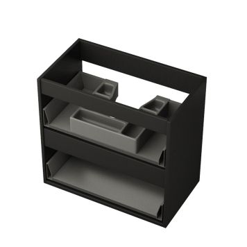 TVÄTTSTÄLLSSKÅP CAMARGUE SKÄRGÅRD GRUND SVART 60 CM 