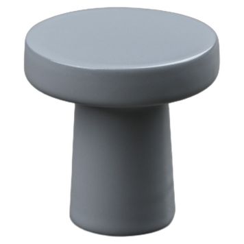 KNOPP THEOFILS GARDA Ø25MM SILVERGRÅ