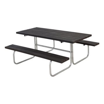 TRÄDGÅRDSMÖBEL PLUS BORD/BÄNKSET CLASSIC SVART KOMPOSIT