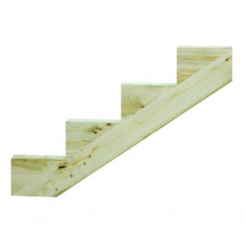 VANGSTYCKE DANIEL 4-STEG GRÖN TRYCKIMPREGNERAD