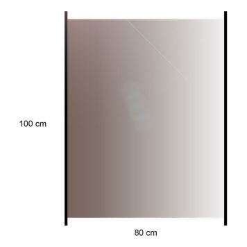 GLASRÄCKE HORTUS 1000X800X6MM