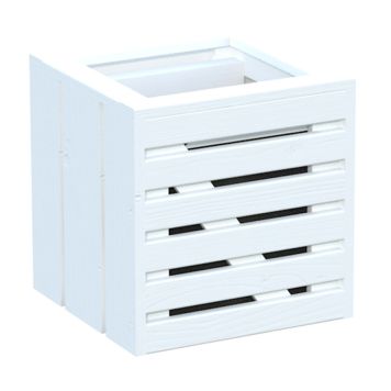 BLOMLÅDA PALMAKO 34X35X36CM VIT