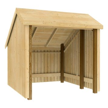 CYKELSKJUL PLUS OBEHANDLAD 5,7 M²