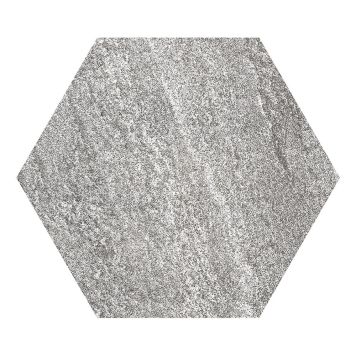 MARKSTEN HELLE HEXAGON GRÅMIX 600X520X20 MM