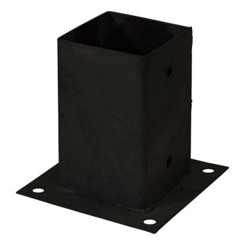 STOLPSKO PLUS CUBIC SVART 90X90MM