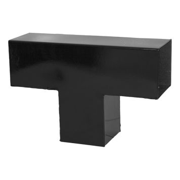 FÖRLÄNGNINGSBESLAG PLUS CUBIC SVART 90X90MM