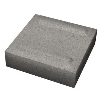 MURSTEN BENDERS LUXOR HALVSTEN GRÅ 250X250X80MM