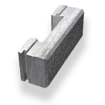 MURSTEN BENDERS MEGALOC GRÅ 400X130(200)X150MM