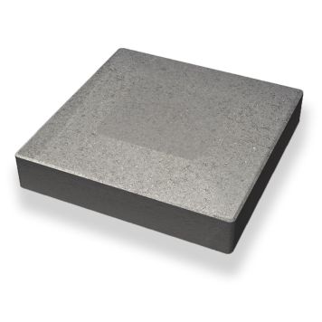 STOLPTOPP BENDERS VÄLVD GRAFIT 400X400X80/70MM