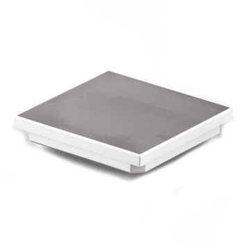 STOLPHATT RECAL ALUMINIUM 70X70MM GRÅ