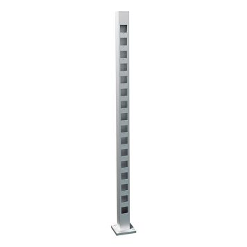 STAKETSTOLPE RECAL FUREN ÄNDSTOLPE GRÅ 1495MM