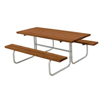 TRÄDGÅRDSMÖBEL PLUS CLASSIC BORD/BÄNKSET TEAK 177X155 CM