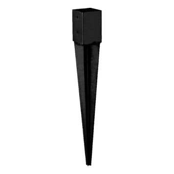 STOLPSPJUT JABO 47X47X600MM SVART 