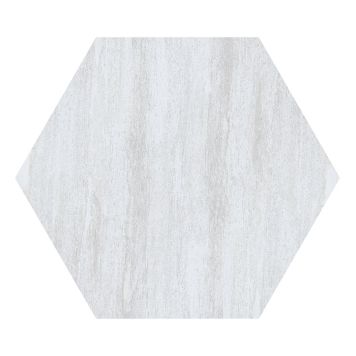MARKSTEN HEKSAGON QUARZITE BIANCA VIT 600X520X20 MM