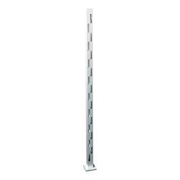 STOLPE RECAL DISKRET AVSKÄRMNING MELLANSTOLPE GRÅ 1840MM