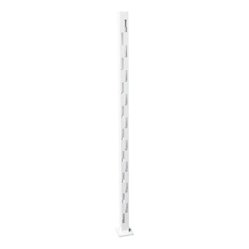 STOLPE RECAL DISKRET AVSKÄRMNING MELLANSTOLPE VIT 1840MM