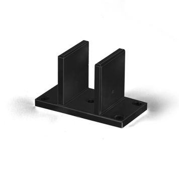 STOLPSKO RECAL TILL STAKET 135X70MM SVART