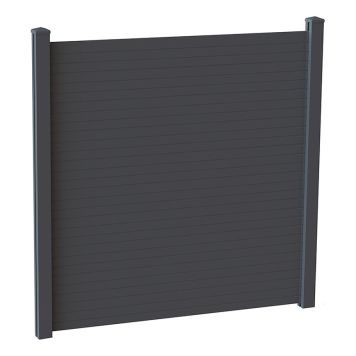 ALUMINIUMLAMELLER HORTUS 100X100CM ANTRACIT