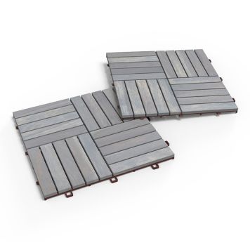 TRALLRUTA AKACIA DUSK GREY 30X30CM 10ST/PKT