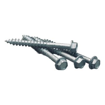 TRÄSKRUV RECAL TILL STOLPFSKO 8X75MM 4-PACK STÅL