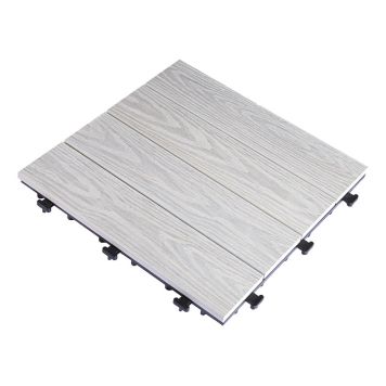 TRALLRUTA KOMPOSIT LJUSGRÅ 30X30CM 4ST