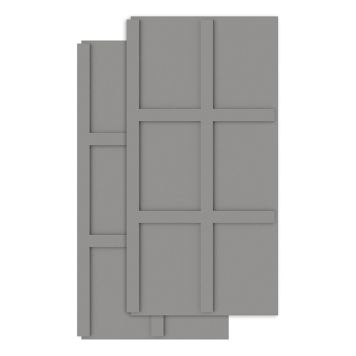 PANEL LUNDBERGS HERRGÅRD GRÅ HDF 1200X1220MM