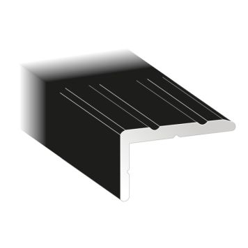 TRAPPNOS STANDARD SVART 15X25X1000MM