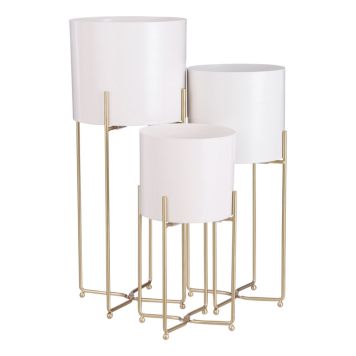 INOMHUSUKRUKA EDELMAN PIEDESTAL 58CM VIT 