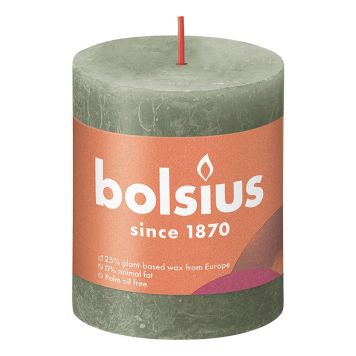 BLOCKLJUS BOLSIUS RUSTIK 80MM GRÖN