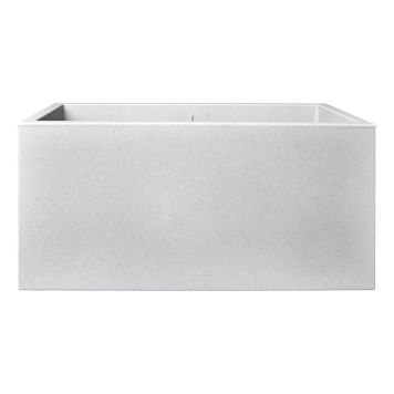 UTOMHUSKRUKA ELHO VIVO NEXT LONG MED HJUL LJUSGRÅ 80CM