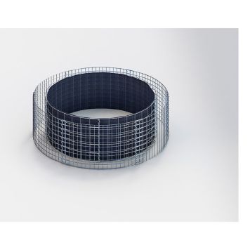 GABION UPPH BÄDD 172, H 50 RUND--