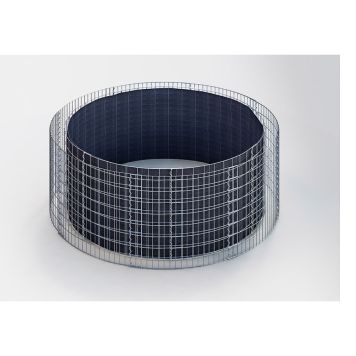 GABION UPPH BÄDD 232, H 80 RUND--