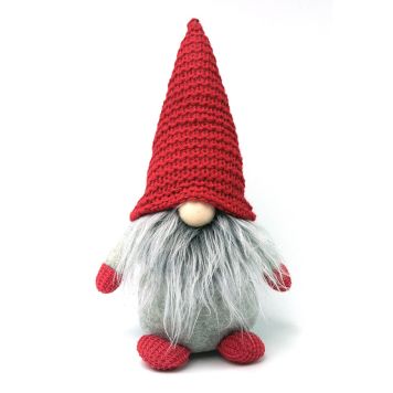 TOMTE GRÅ MED RÖD LUVA