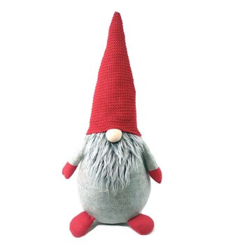 TOMTE GRÅ MED RÖD LUVA 29X21X65CM