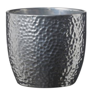 INOMHUSKRUKA KERAMIK BOSTON 13CM METALLIC SILVER BLANK