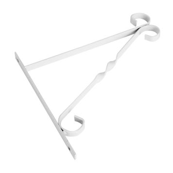 VÄGGKONSOL BALKONGLÅDA NYBY 30CM VIT