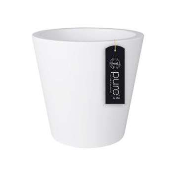 UTOMHUSKRUKA PLAST PURE STRAIGHT ROUND 68L 50CM VIT