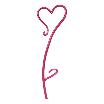 ORKIDÉSTICKA RÖD 55CM