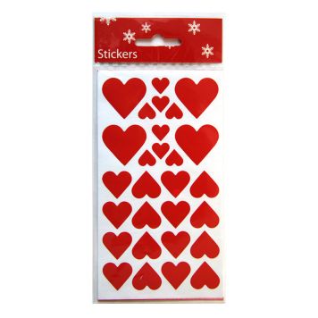 JULSTICKERS HJÄRTAN 2 ARK