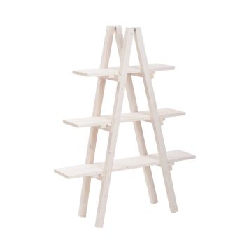 VÄXTHYLLA 90X30X120CM VIT