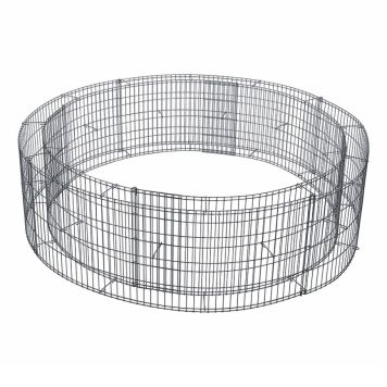 PLANTERINGSGABION BELISSA UPPHÖJD RUND 146X40 CM