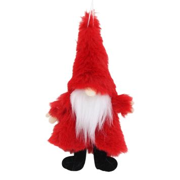 JULGRANSDEKORATION TOMTE 15CM RÖD  