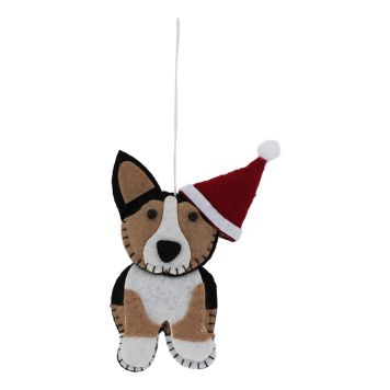 JULGRANSDEKORATION HUND 9CM