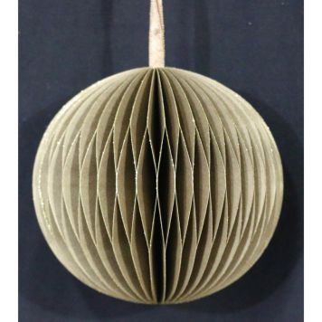 JULGRANSDEKORATION HONEY COMB GLITTER 10CM GULD