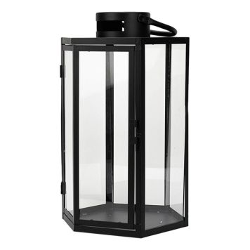 LYKTA MELBOURNE SVART STOR 41,5X26X23