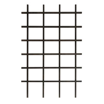 TRÄSPALJÉ TILL PLANTERINGSLÅDA SVART