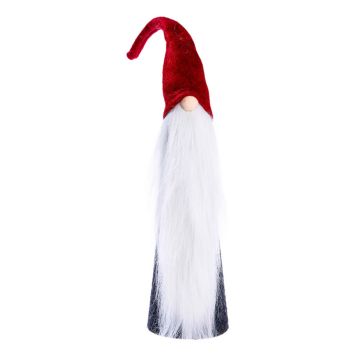 TOMTE LÅNG RÖD/GRÅ 56CM