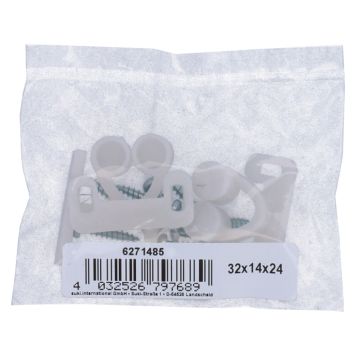 SNÄPPLÅS SUKI 32X14X24MM PLAST