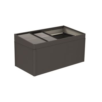 RAMTILLÄGG BIOHORT TILL ODLINGSBÄDD 77X102X201 METALLIC MÖRKGRÅ