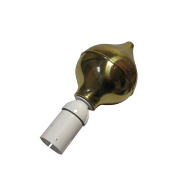 FLAGGSTÅNGSKULA ADELA 120MM MÄSSING 